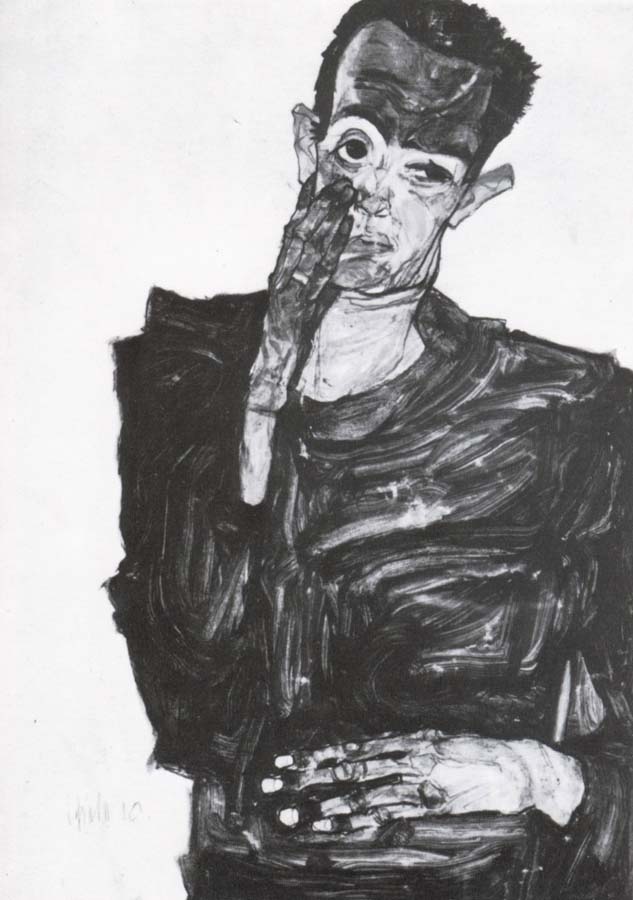 Egon Schiele Self portrait